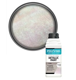 Polyvine Metallic Paint - PEARL - 500ml