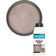 Polyvine Polyvine - Metallic Paint - PEWTER/TIN - 500ml