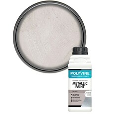 Polyvine Polyvine - Metallic Paint - SILVER - 500ml