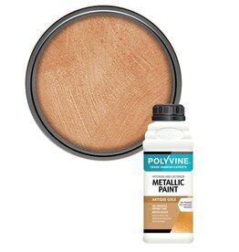 Polyvine Metallic Paint - ANTIQUE GOLD - 500ml