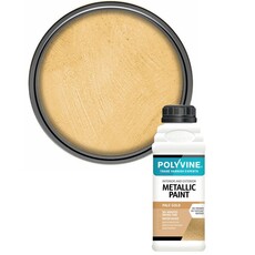 Polyvine Polyvine - Metallic Paint - PALE GOLD - 500ml