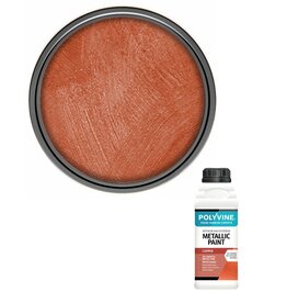 Polyvine Metallic Paint - COPPER - 100ml