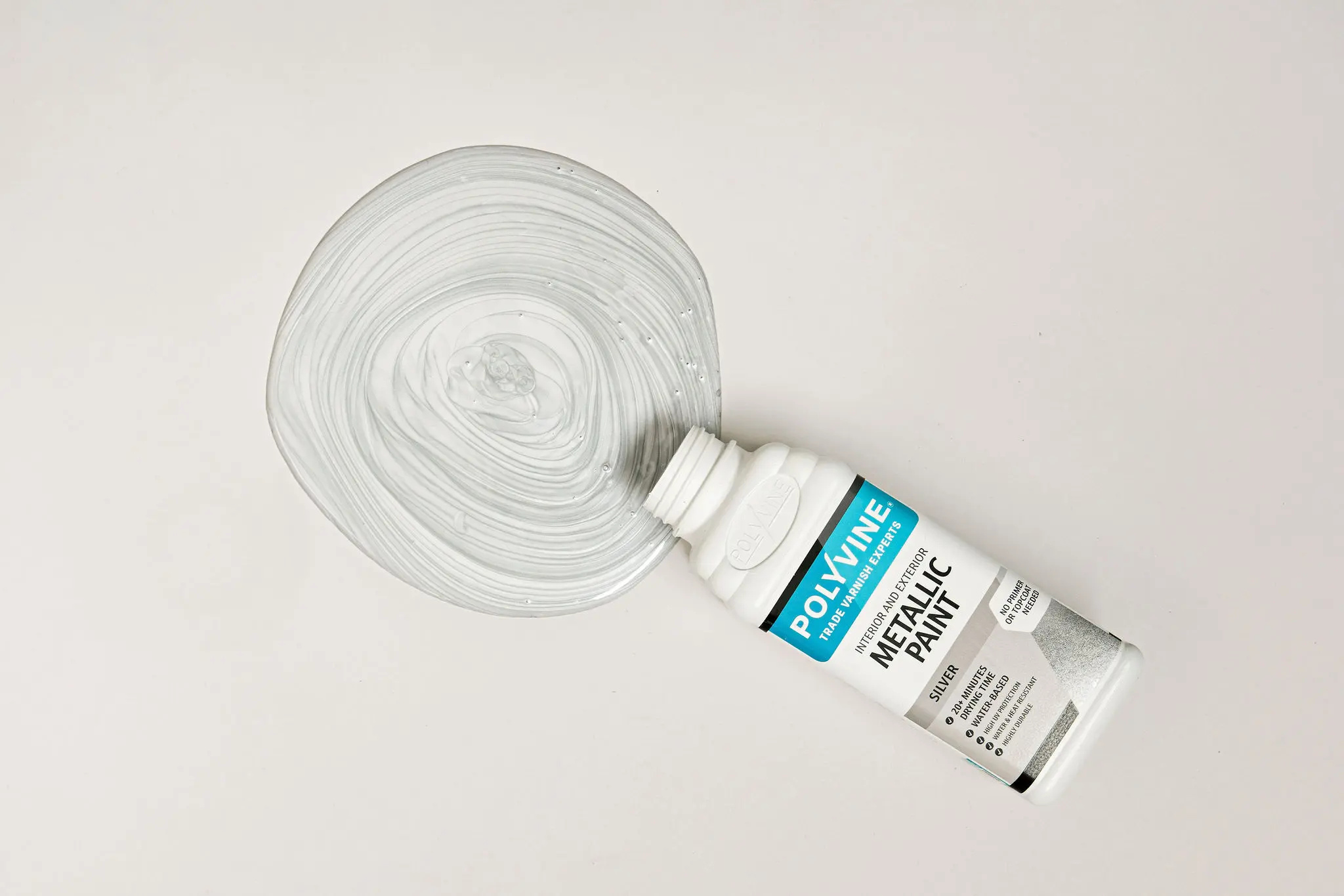 Polyvine Polyvine - Metallic Paint - SILVER - 100ml