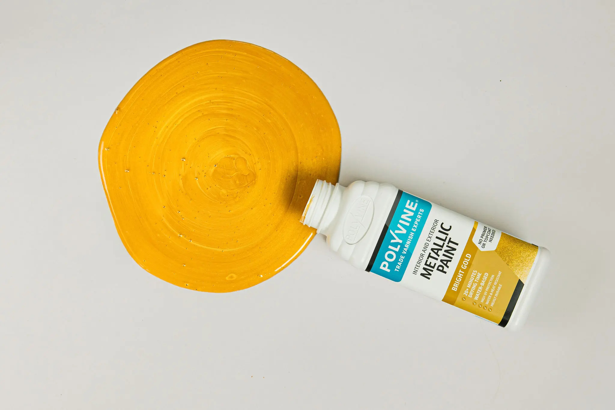 Polyvine Polyvine - Metallic Paint - BRIGHT GOLD - 100ml