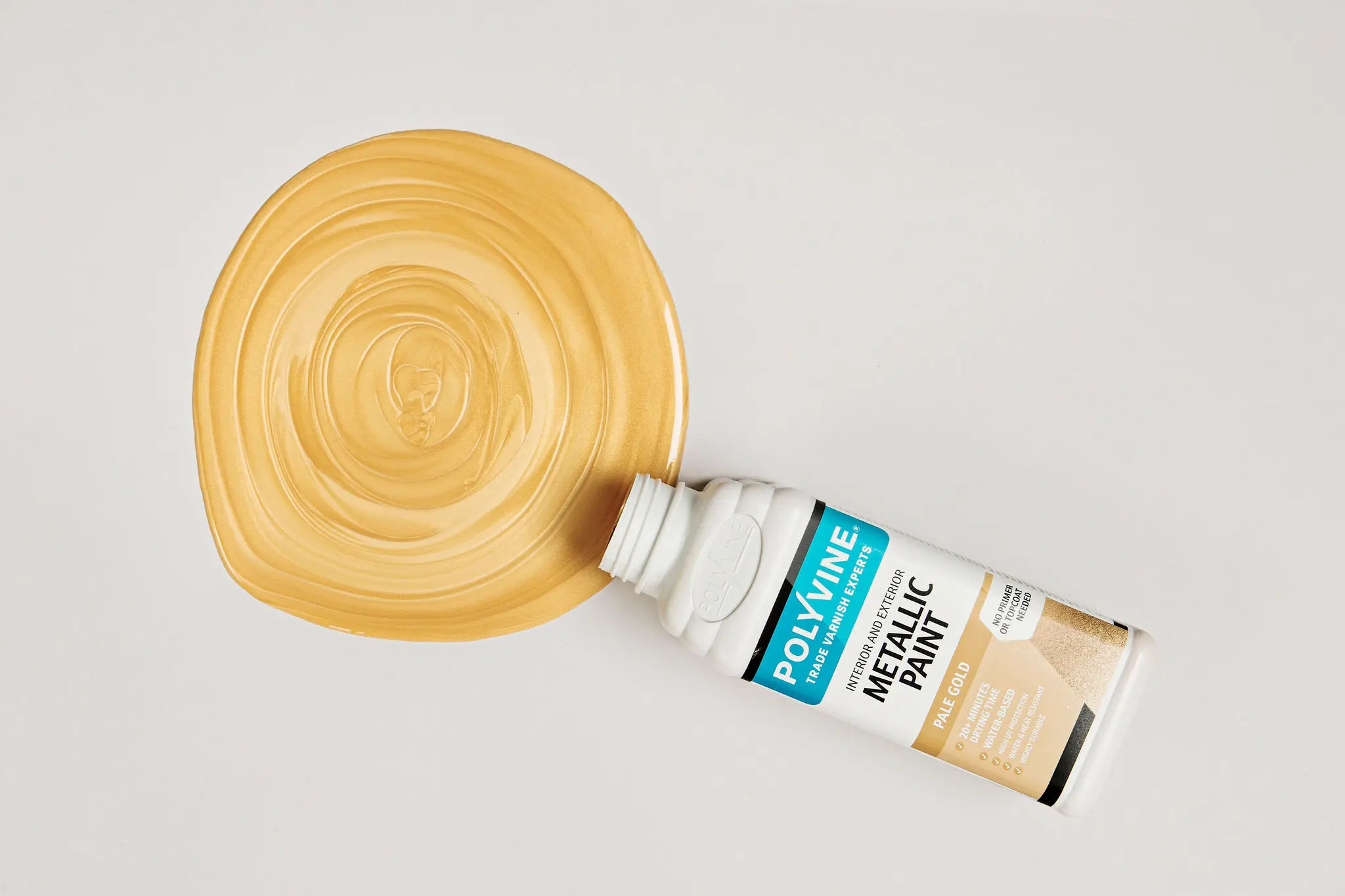Polyvine Polyvine - Metallic Paint - PALE GOLD - 100ml