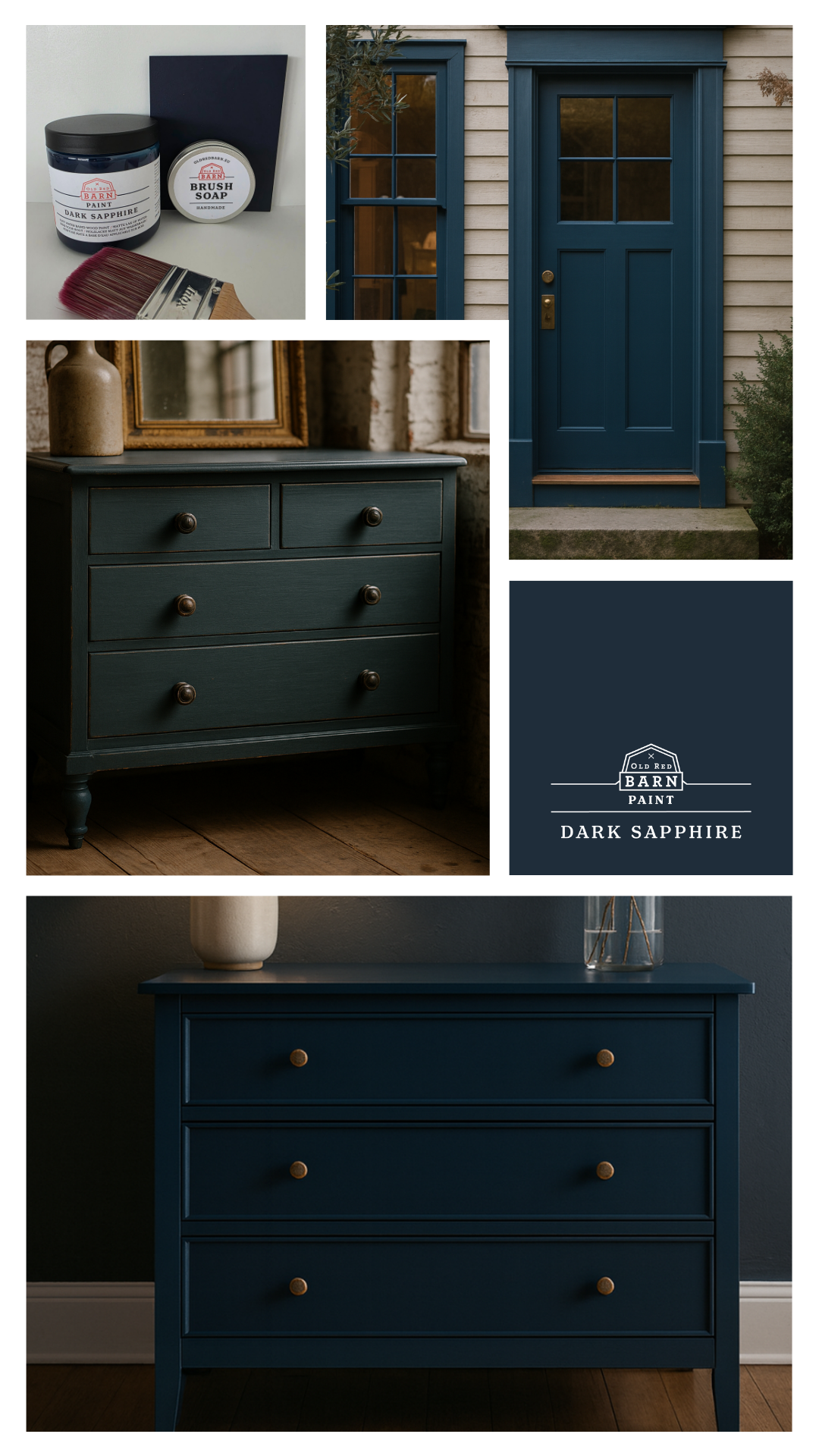 Old Red Barn - PAINT Old Red Barn - PAINT - Dark Sapphire - 500ml