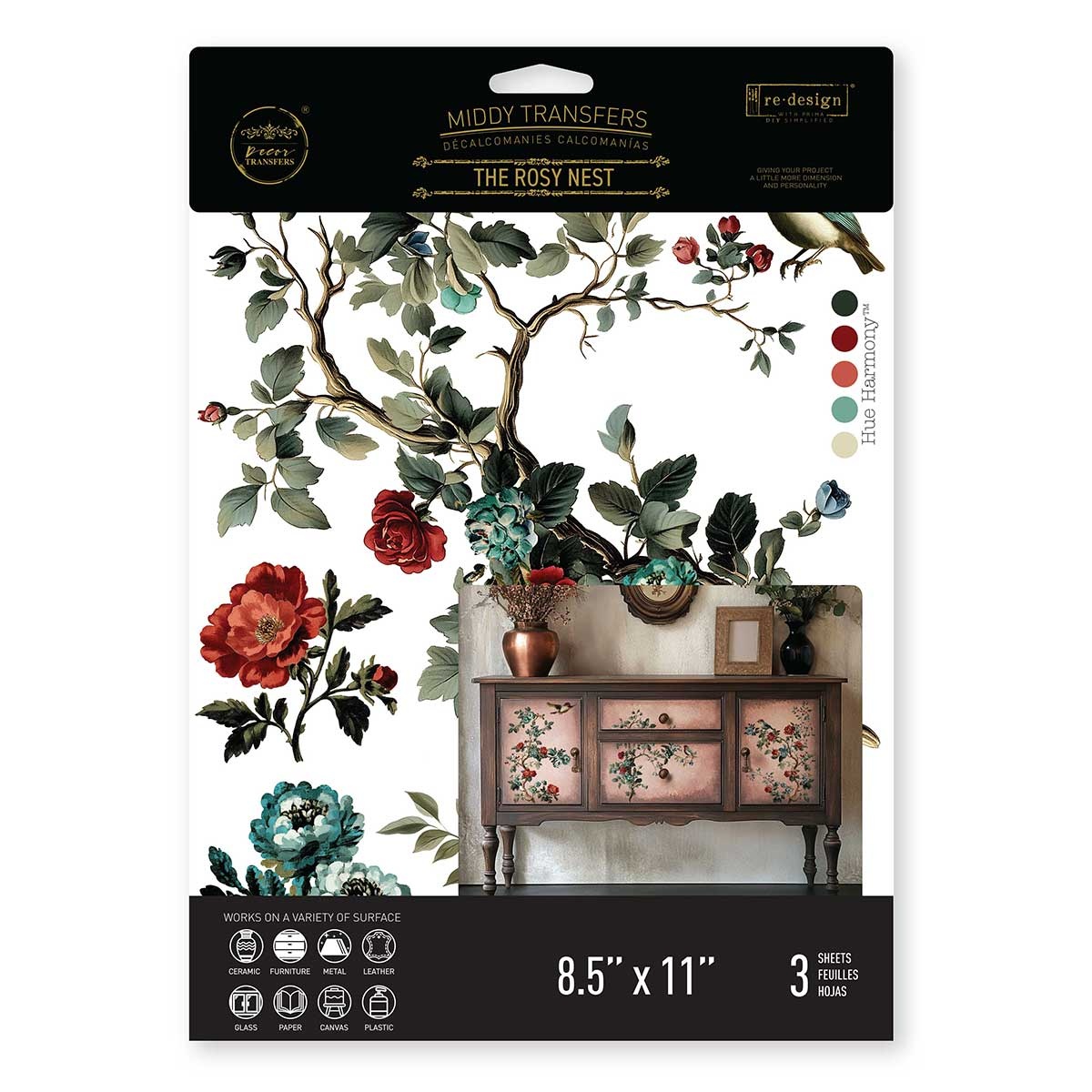 Redesign with Prima Redesign - Decor Transfer A4 - The Rosy Nest