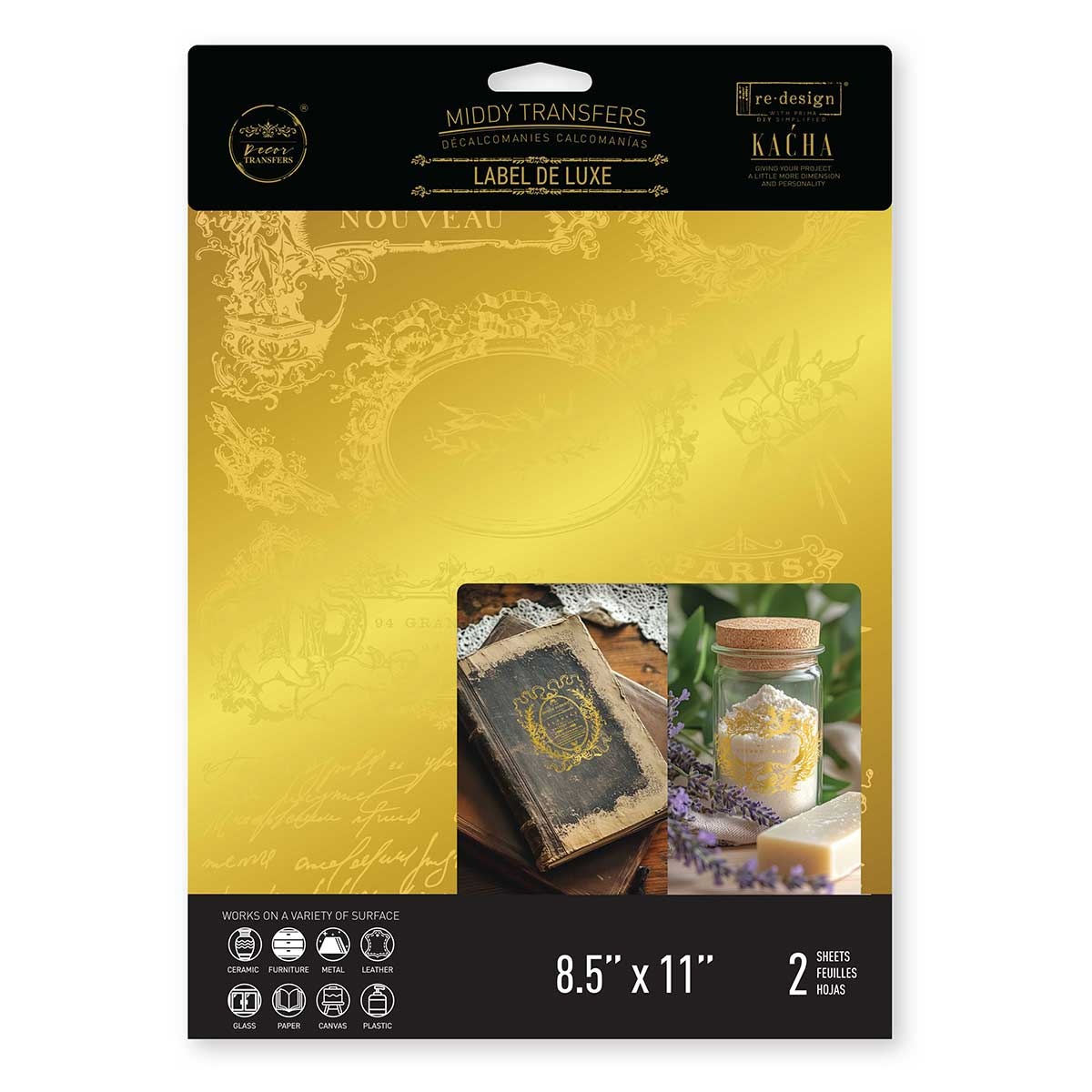 Redesign with Prima Redesign - Decor Transfer A4 - Label De Luxe (KACHA)