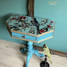 Redesign with Prima Redesign - Decoupage Fiber Paper A1 - The Velvet Nest