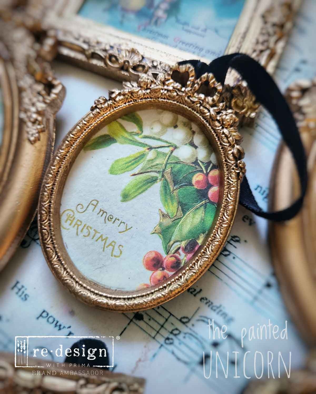 Redesign with Prima Redesign - Decor Transfer A4 - Season s Greetings From The Past