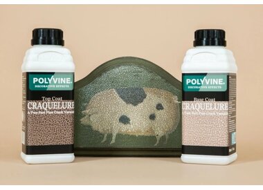 HOW TO USE CRACKLE GLAZE AND CRAQUELURE SYSTEM