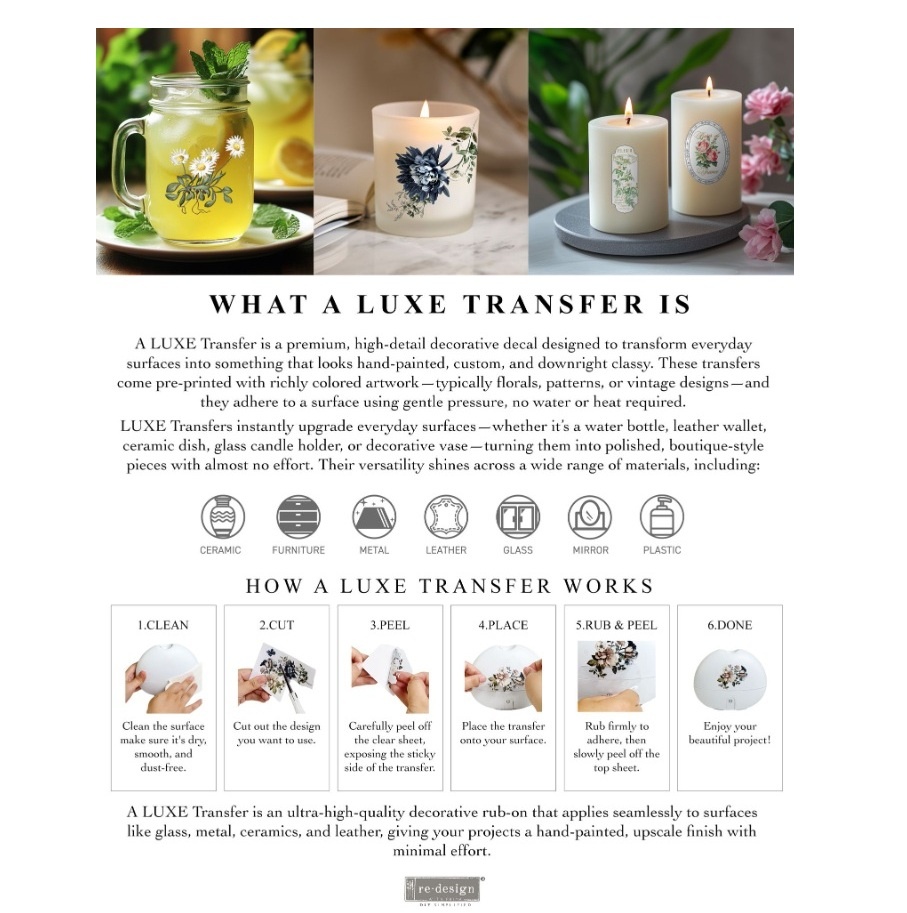 Redesign with Prima Redesign - Luxe Transfer - Whispers Of Indigo