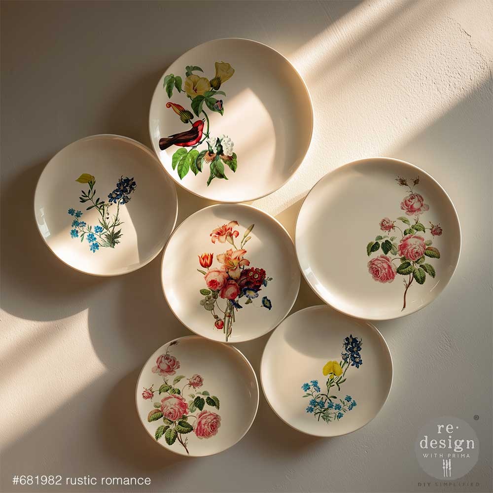 Redesign with Prima Redesign - H2O Transfer A4 - Rustic Romance