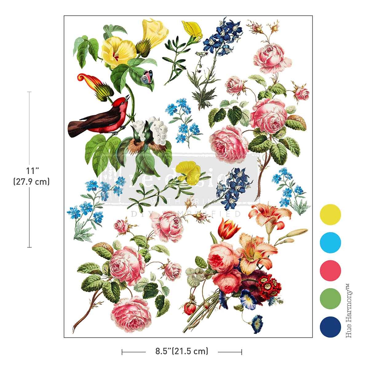 Redesign with Prima Redesign - H2O Transfer A4 - Rustic Romance