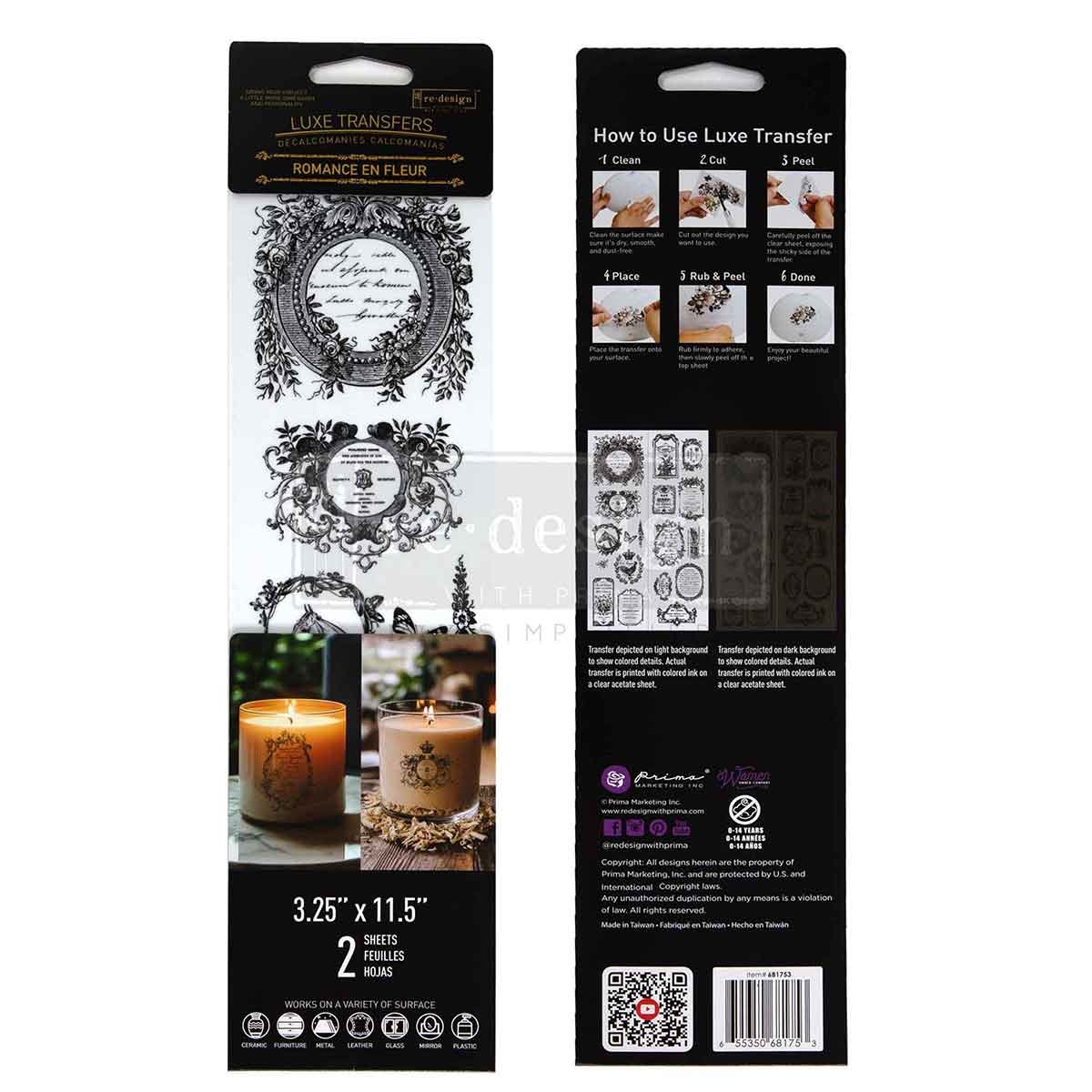 Redesign with Prima Redesign - Luxe Transfer - Romance En Fleur