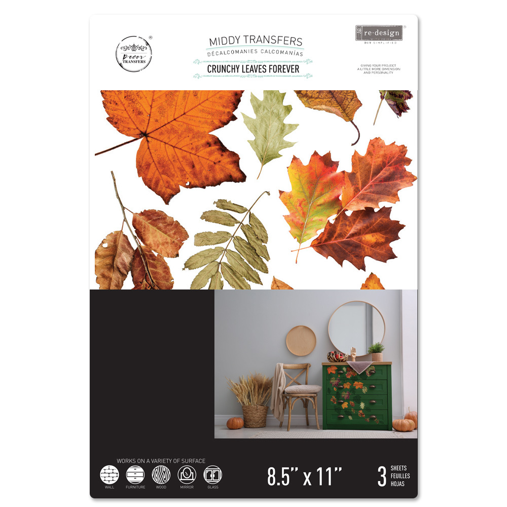 Redesign with Prima Redesign - Decor Transfer A4 - Crunchy Leaves Forever
