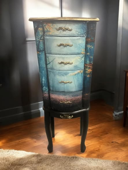 Redesign with Prima Redesign - Decoupage Fiber Paper A1 - Luminous Woodscape