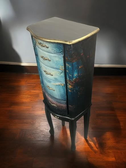 Redesign with Prima Redesign - Decoupage Fiber Paper A1 - Luminous Woodscape