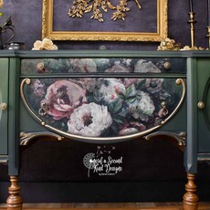 Redesign with Prima Redesign - Decoupage Fiber Paper A1 - Mossy Rose Delight