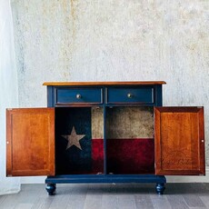 Redesign with Prima Redesign - Decoupage Fiber Paper A1 - Texas Flag