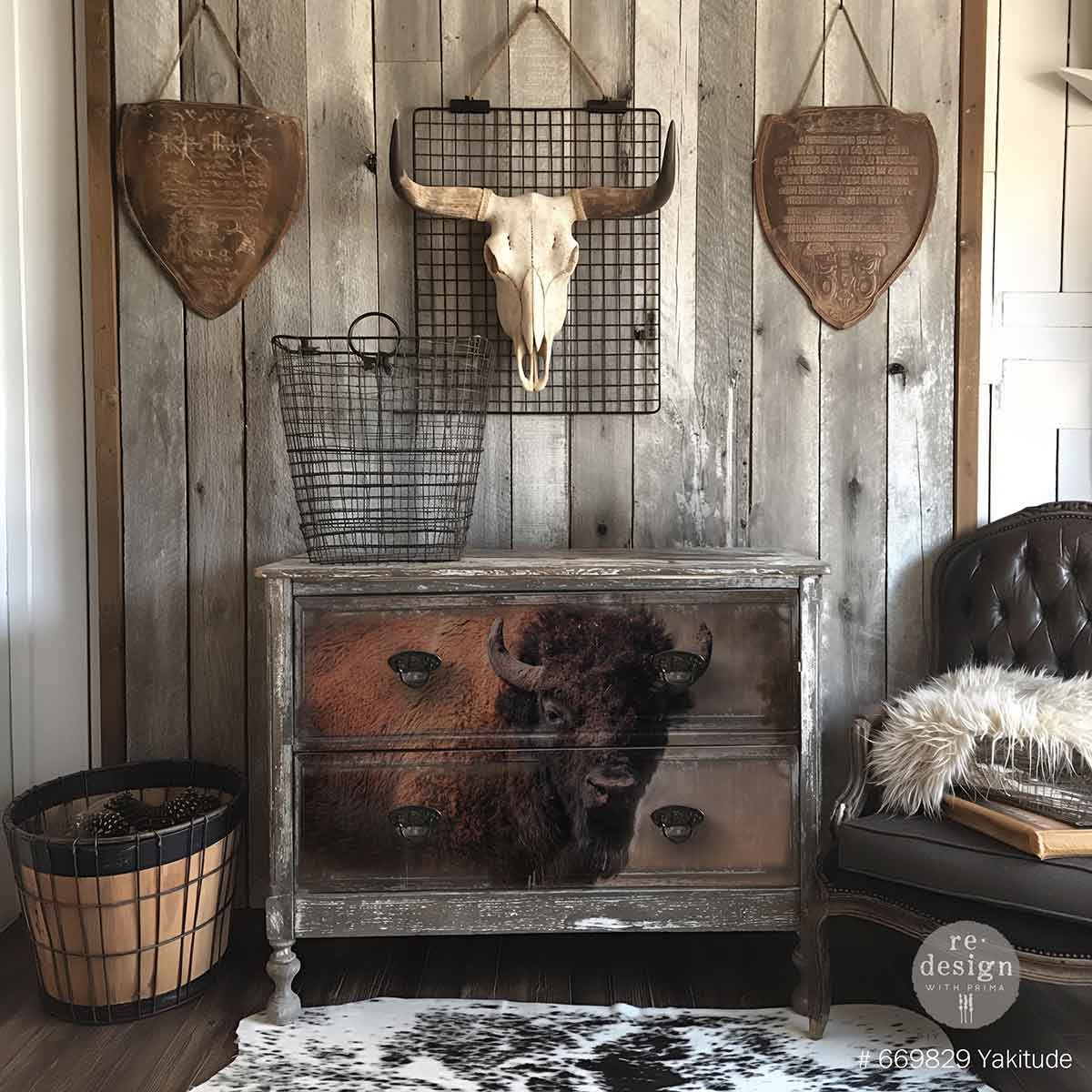 Redesign with Prima Redesign - Decoupage Fiber Paper  A1 - Yakitude