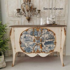 Redesign with Prima Redesign - Decoupage Fiber Paper A1 - Toile de Jouy (KACHA)