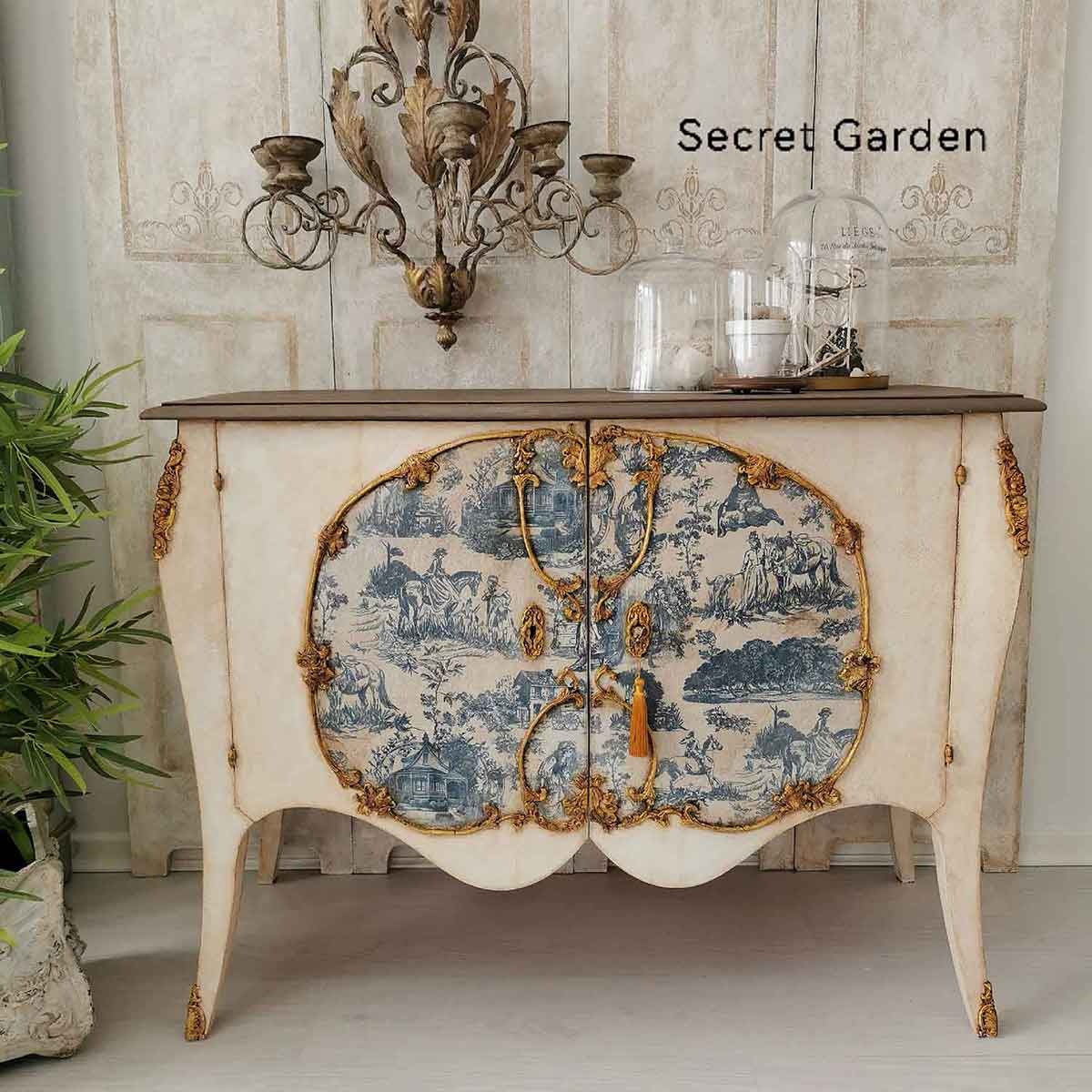 Redesign with Prima Redesign - Decoupage Fiber Paper A1 - Toile de Jouy (KACHA)