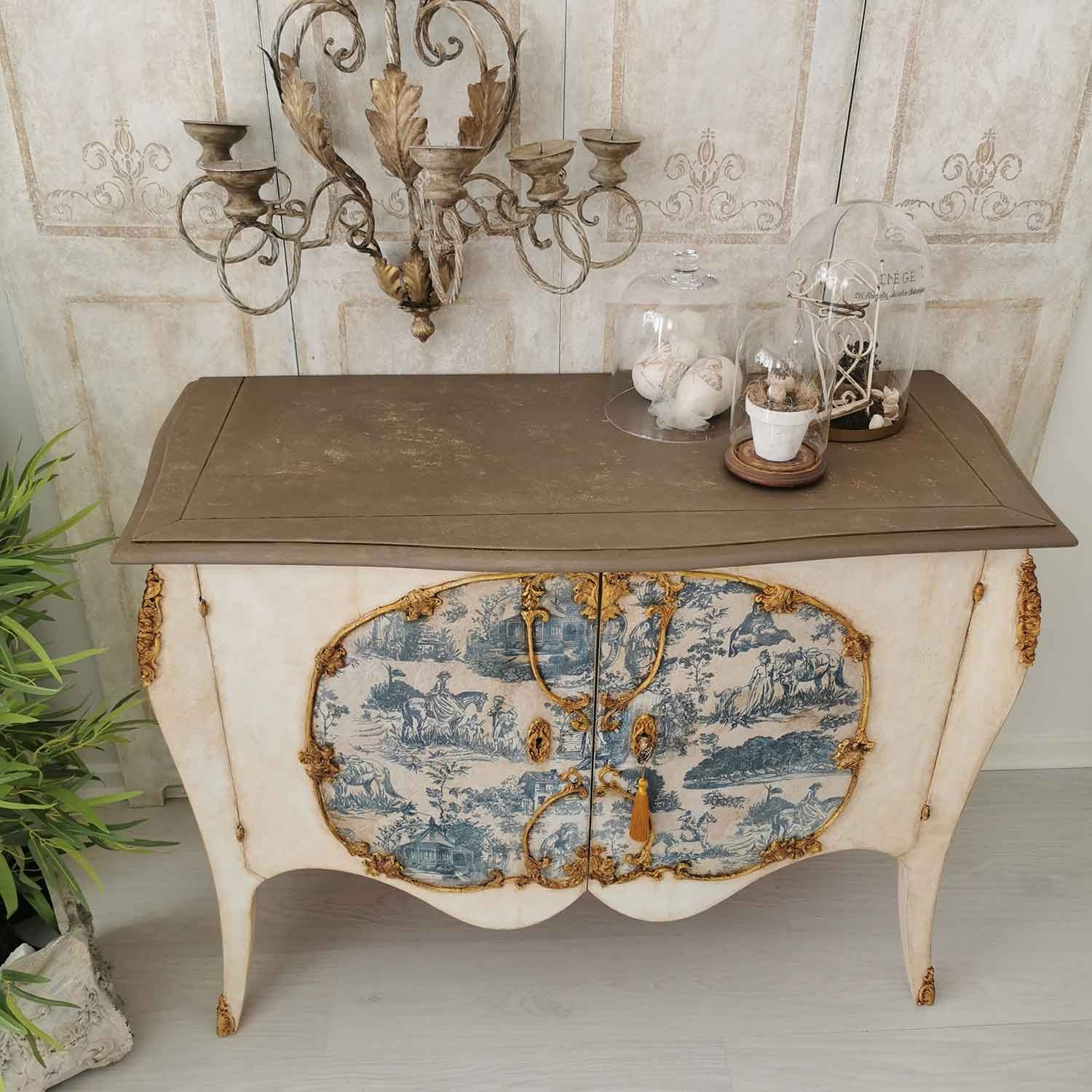 Redesign with Prima Redesign - Decoupage Fiber Paper A1 - Toile de Jouy (KACHA)