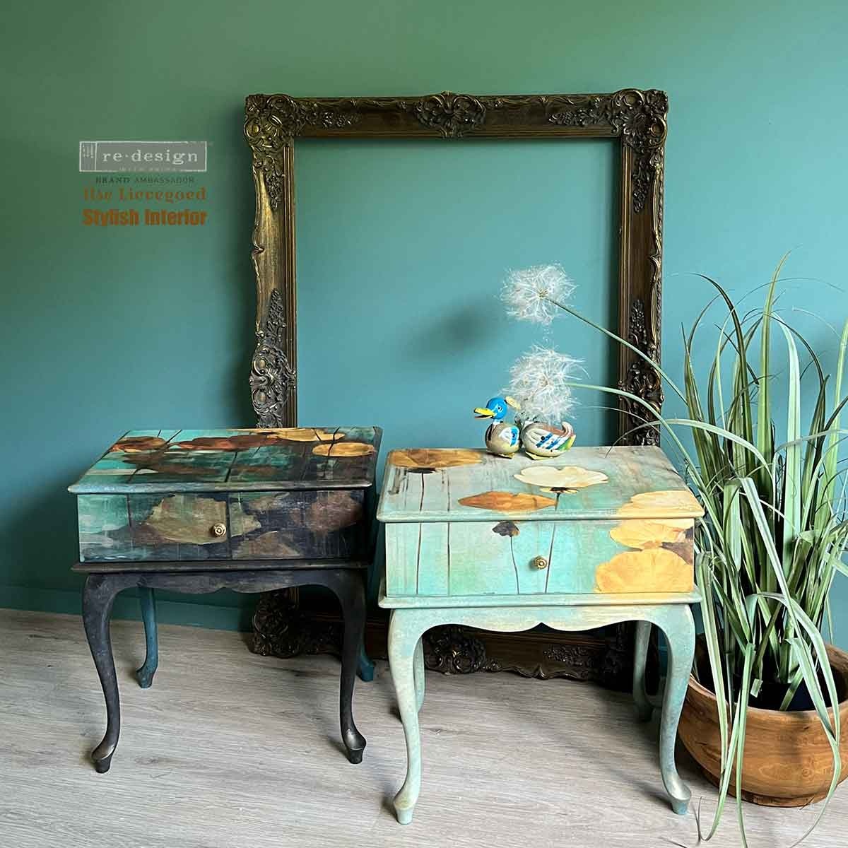 Redesign with Prima Redesign - Decoupage Fiber Paper A1 - Eternal Lotus