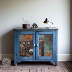 Redesign with Prima Redesign - Decoupage Fiber Paper A1 - Aged Machinery Elegance