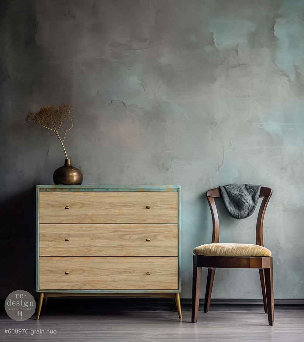 Redesign with Prima Redesign - Decoupage Fiber Paper A1 - Grain Hue