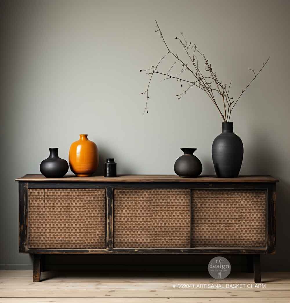 Redesign with Prima Redesign - Decoupage Fiber Paper A1 - Artisanal Basket Charm