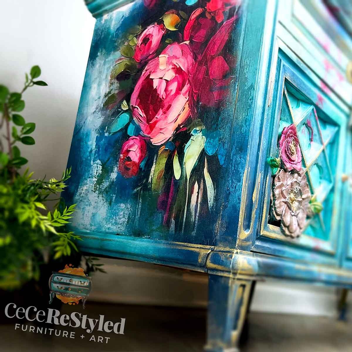 Redesign with Prima Redesign - Decoupage Fiber Paper A1 - Burst Of Color