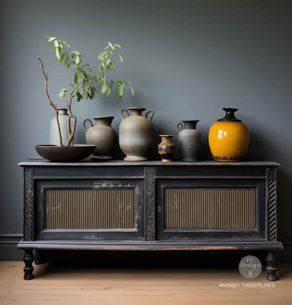 Redesign with Prima Redesign - Decoupage Fiber Paper A1 - Timberlines