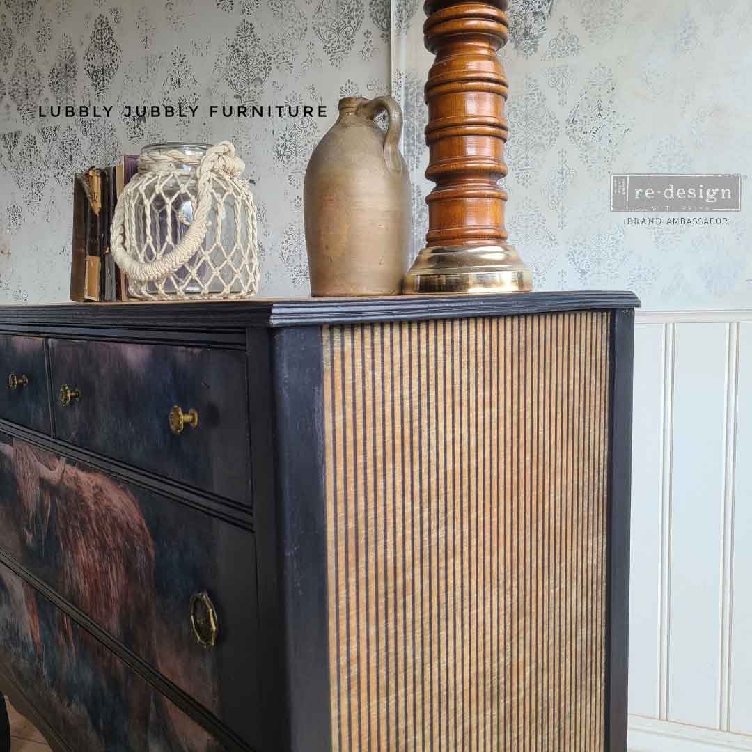 Redesign with Prima Redesign - Decoupage Fiber Paper A1 - Timberlines