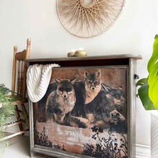 Redesign with Prima Redesign - Decoupage Fiber Paper A1 - Calm Foxes