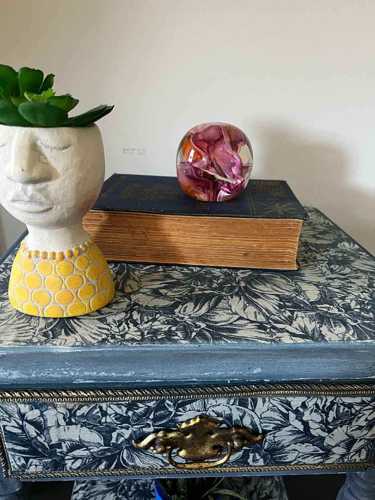 Redesign with Prima Redesign - Decoupage Fiber Paper A1 - Blue Wallpaper