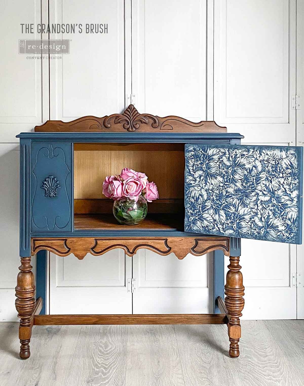 Redesign with Prima Redesign - Decoupage Fiber Paper A1 - Blue Wallpaper