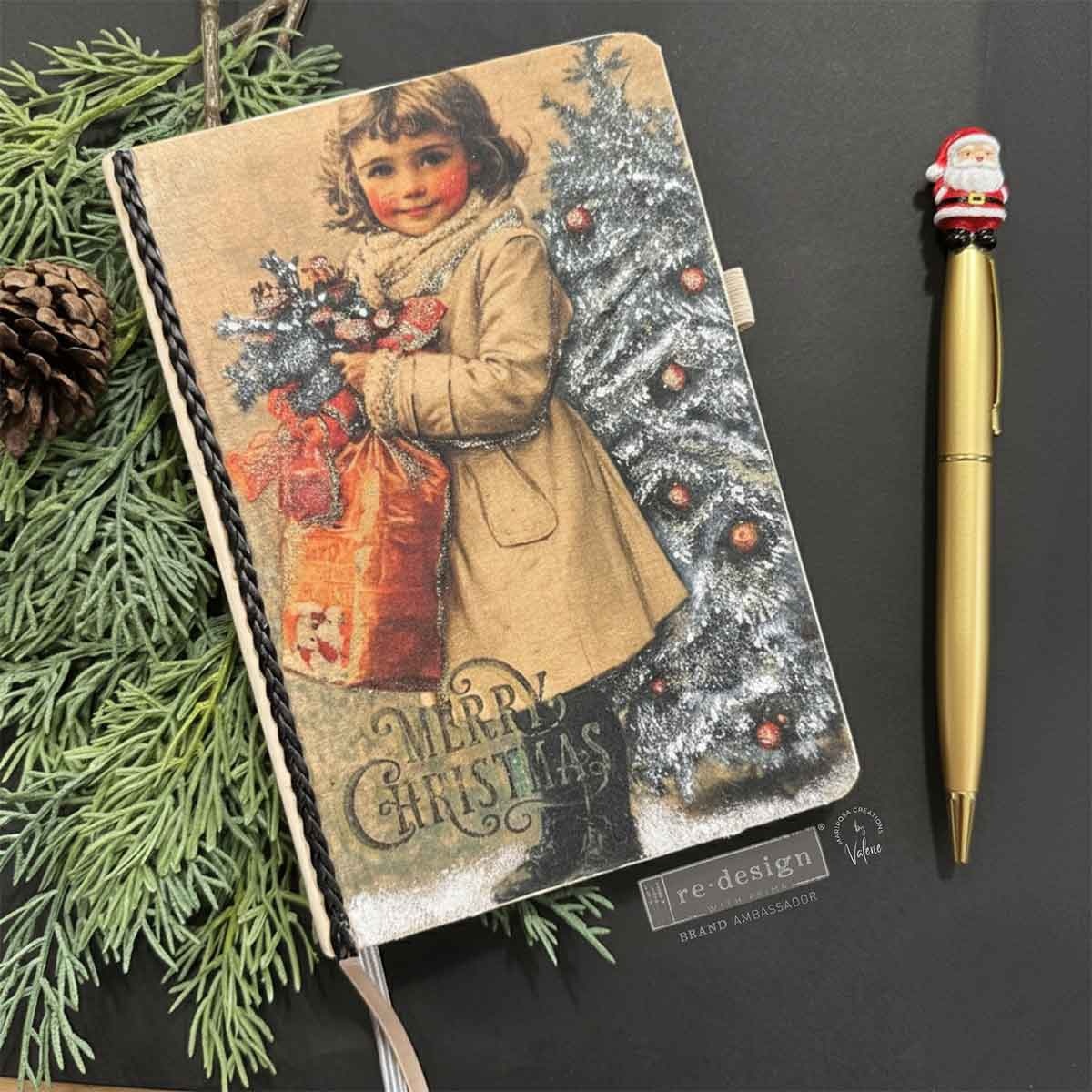Redesign with Prima Redesign - Decoupage Fiber Paper A4 - Vintage Tidings