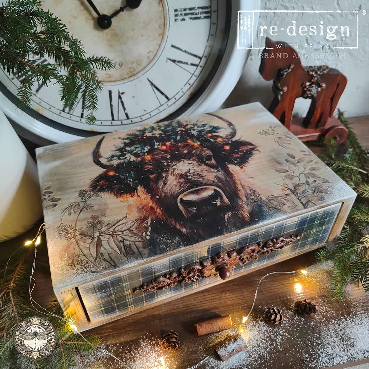 Redesign with Prima Redesign - Decoupage Fiber Paper A4 - Twinkle Moo