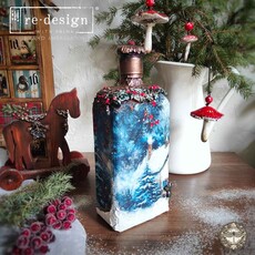 Redesign with Prima Redesign - Decoupage Fiber Paper A4 - Winter Hearth