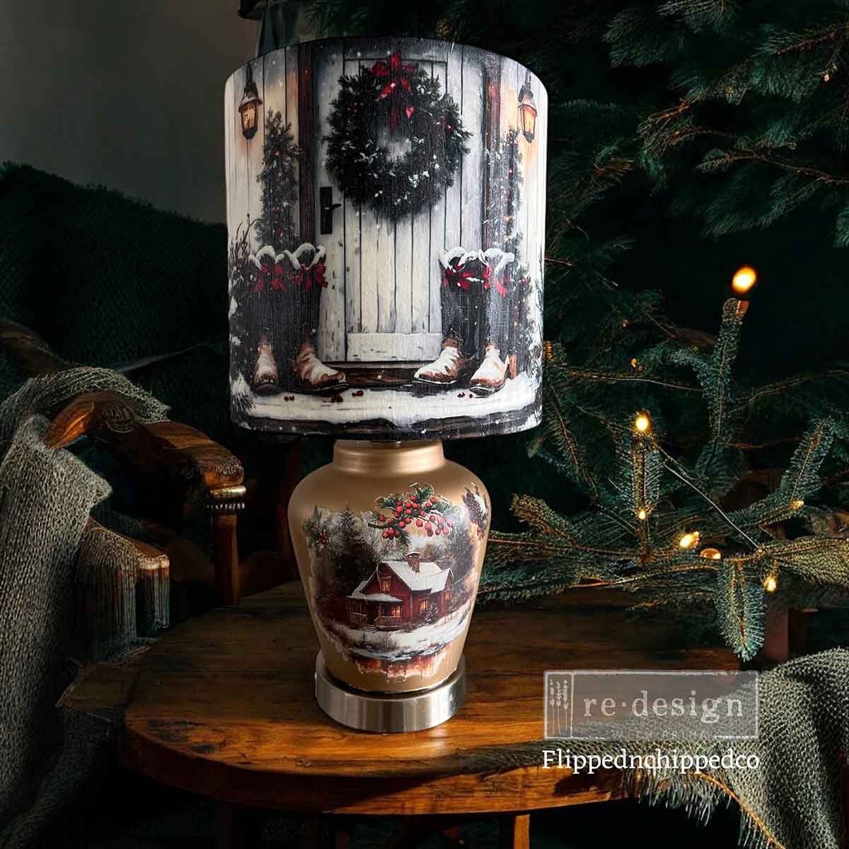 Redesign with Prima Redesign - Decoupage Fiber A3 - Santa s Woodland Stroll