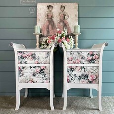 Redesign with Prima Redesign - Decoupage FIBER paper SET - Rosy Reverie