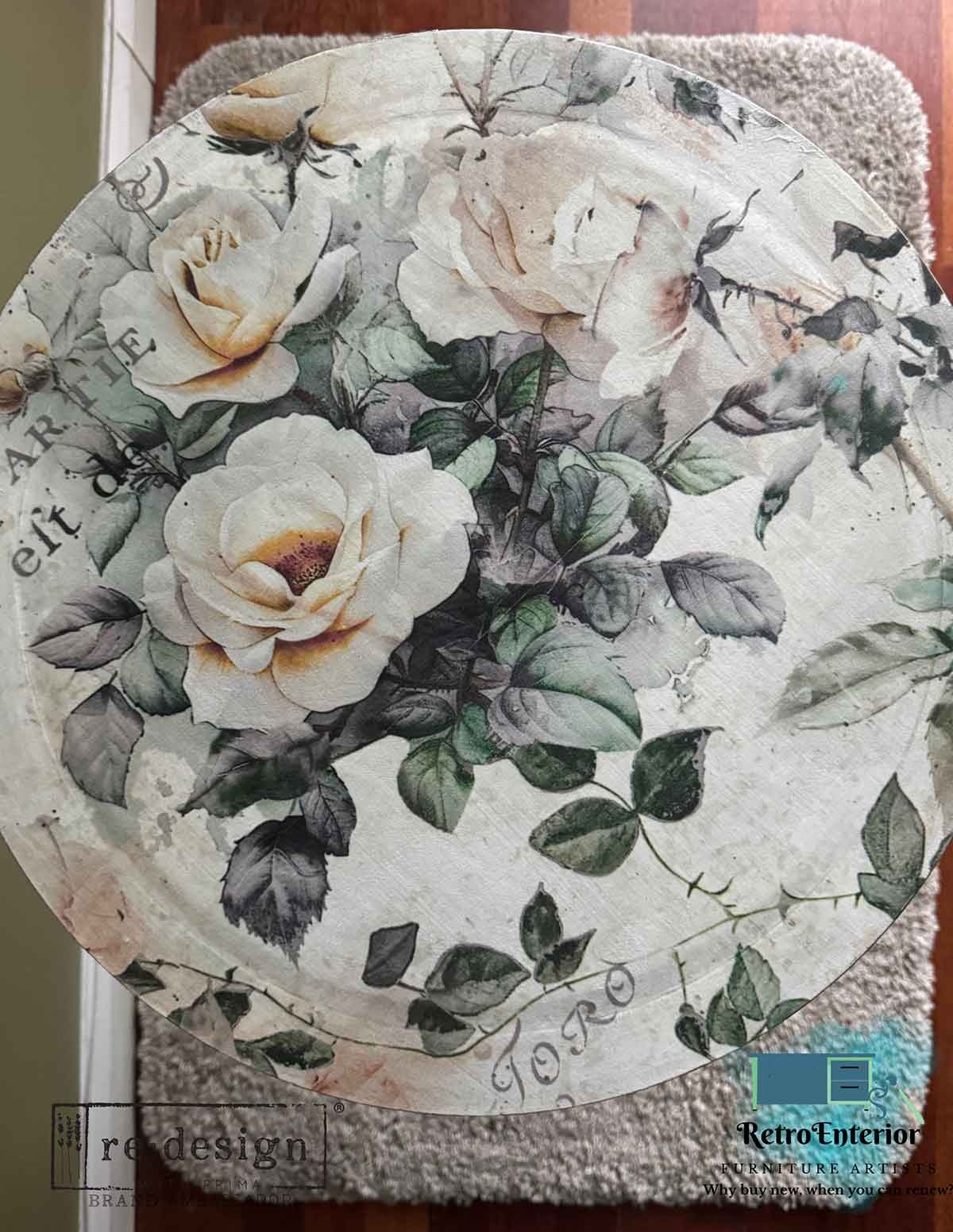 Redesign with Prima Redesign - Decoupage FIBER paper SET - My Garden Whimsy