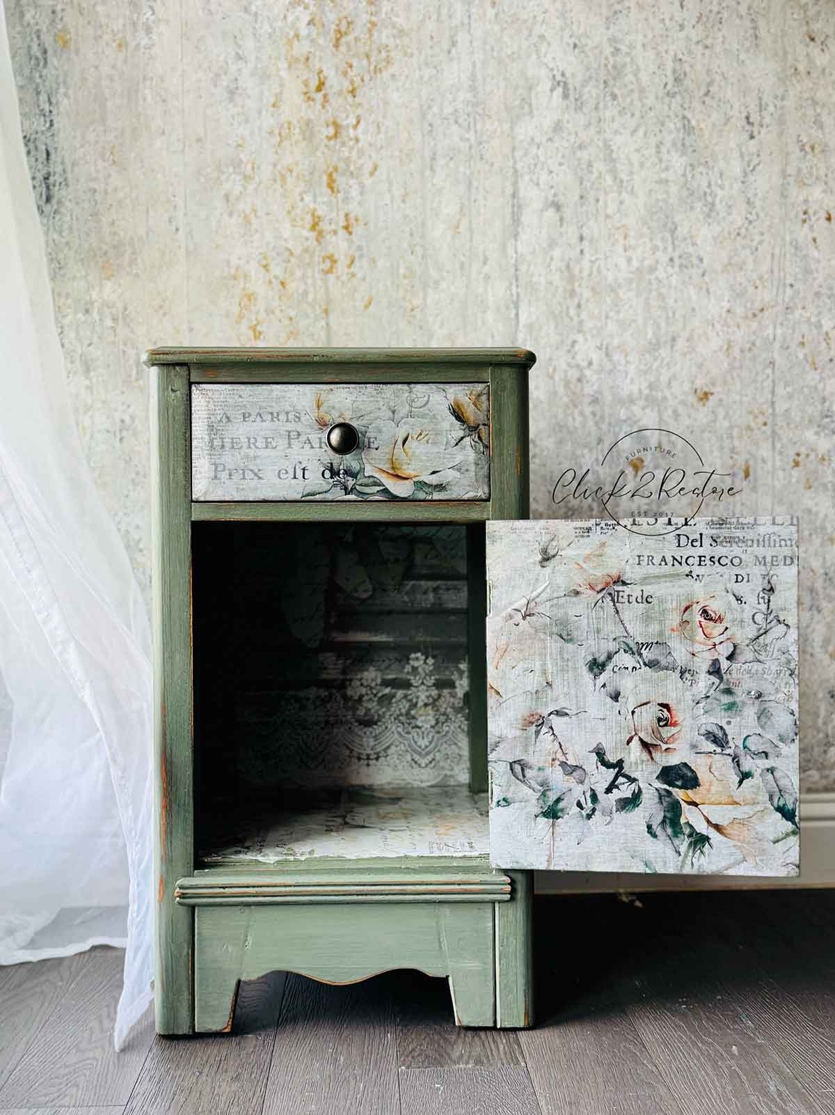 Redesign with Prima Redesign - Decoupage FIBER paper SET - My Garden Whimsy