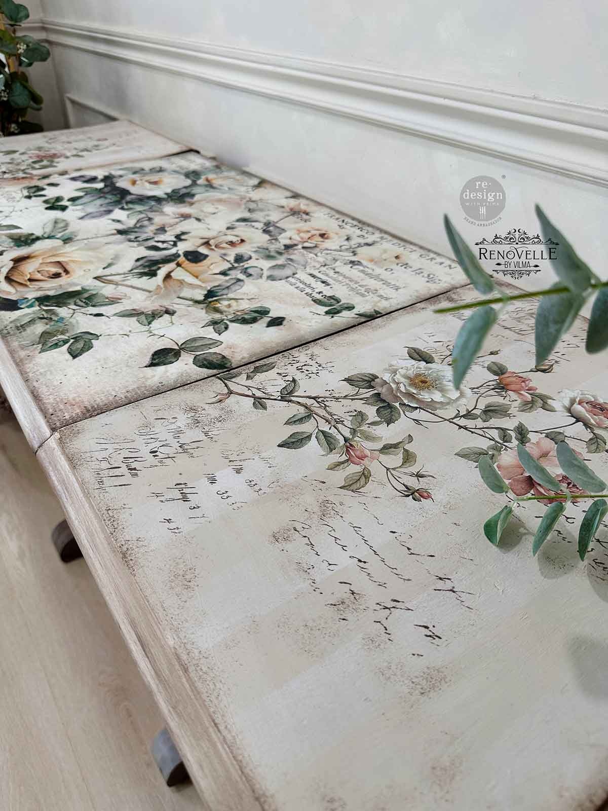 Redesign with Prima Redesign - Decoupage FIBER paper SET - My Garden Whimsy