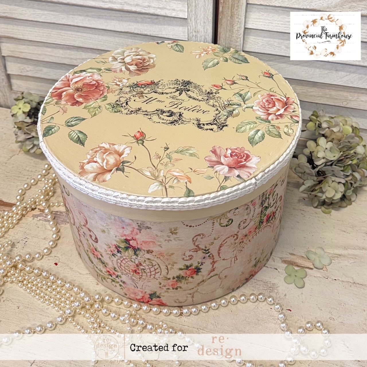 Redesign with Prima Redesign - Decoupage FIBER paper SET - Blushing Bloom