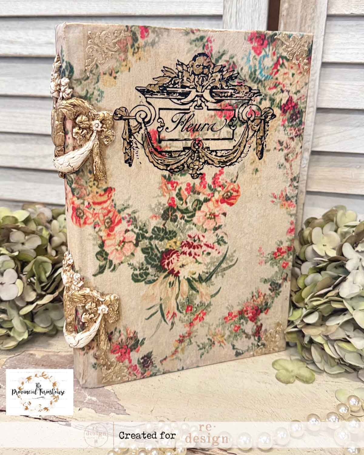 Redesign with Prima Redesign - Decoupage FIBER paper SET - Jardin Fleuri