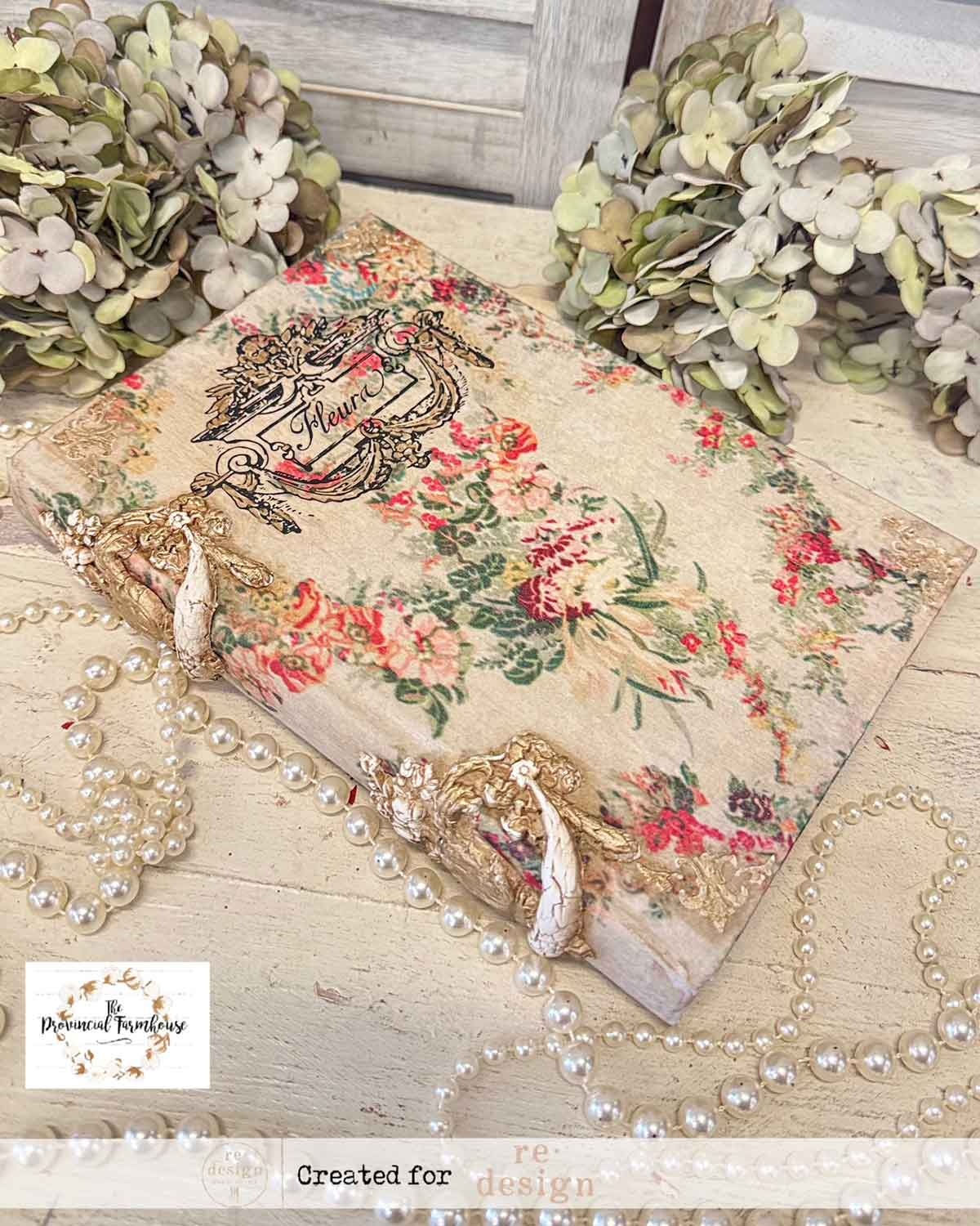 Redesign with Prima Redesign - Decoupage FIBER paper SET - Jardin Fleuri