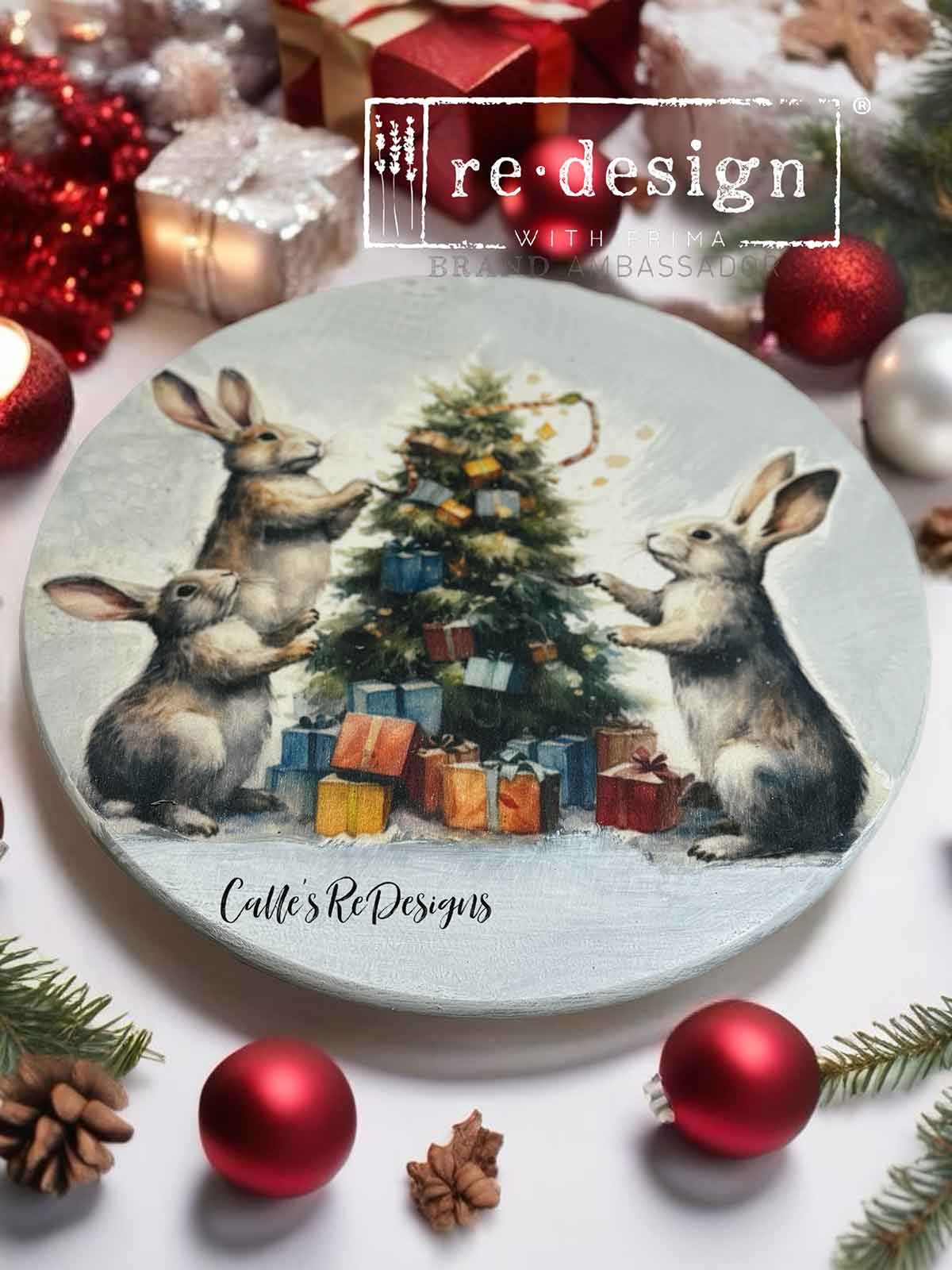 Redesign with Prima Redesign - Decoupage Fiber Paper A3 - Bunny Wonderland